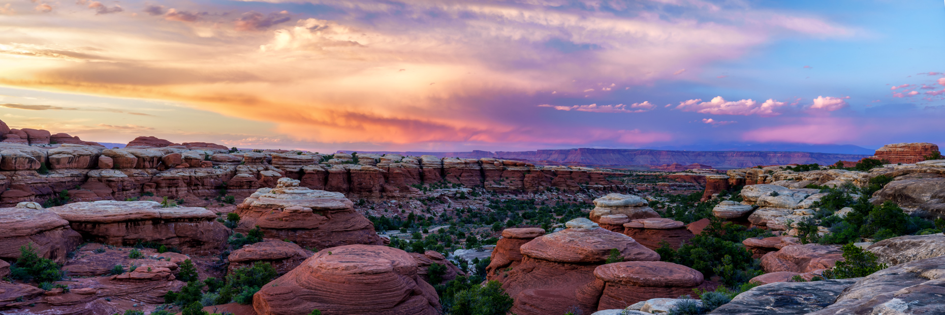 Canyonlands Sunset Panorama