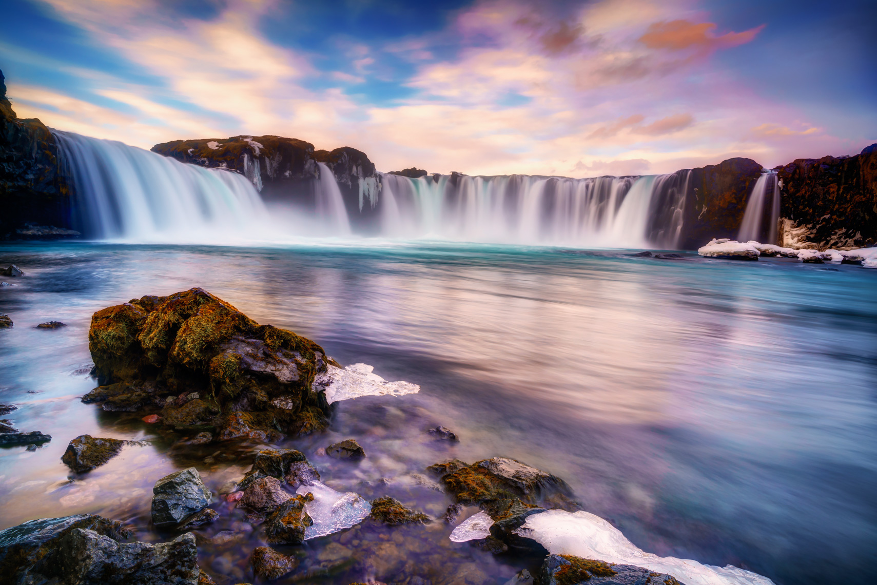 Godafoss Winter Sunrise