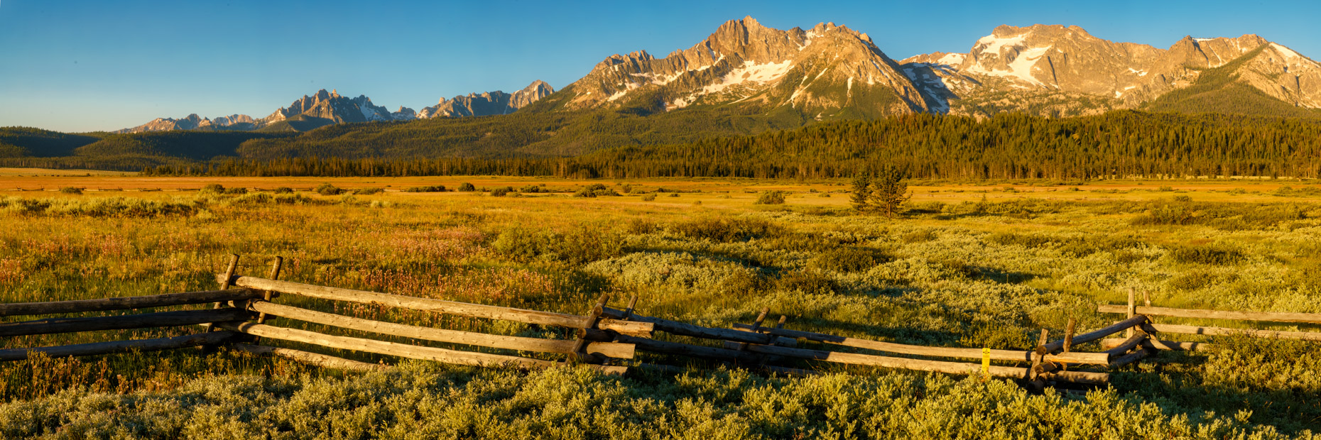 Sawtooth Sunrise Panorama